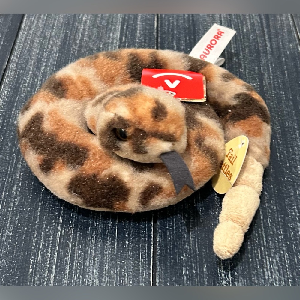 Aurora Stuffed Rattlesnake - Picture 2 of 5